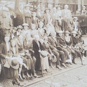 Pike's Peak Cog Road Original 1921 Photographs 8x10 Souvenir Passengers & Train